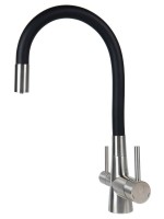 Смеситель для кухни Agger Elegant A3230322 с гибким изливом, сатин матовый