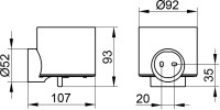 Дозатор Keuco Reva 12852379000 черный