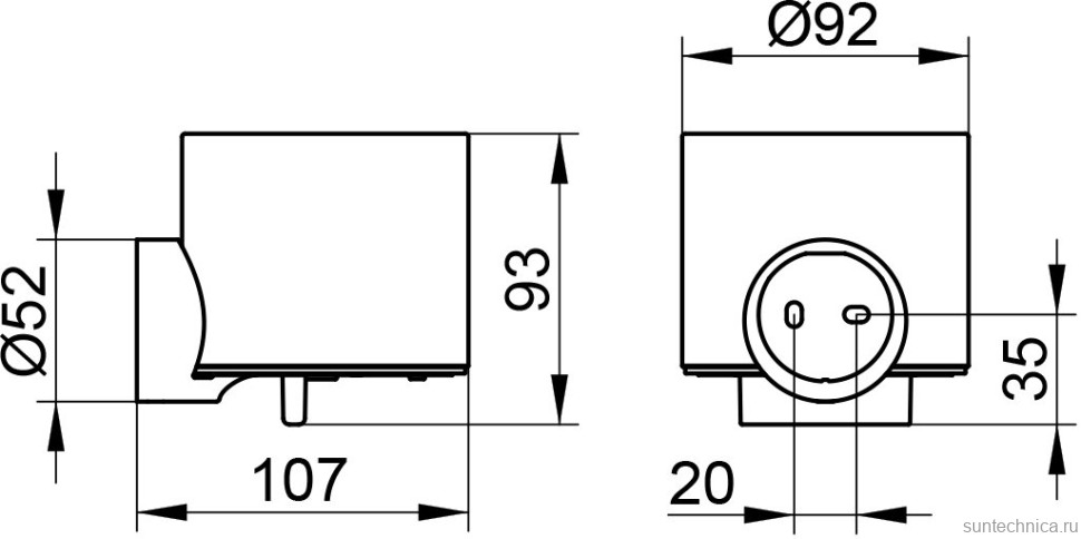 Дозатор Keuco Reva 12852379000 черный