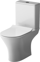 Унитаз-компакт напольный AM.PM Sense C748600SC FlashClean, безободковый, с микролифтом