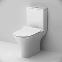 Унитаз-компакт напольный AM.PM Sense C748600SC FlashClean, безободковый, с микролифтом