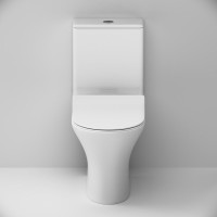 Унитаз-компакт напольный AM.PM Sense C748600SC FlashClean, безободковый, с микролифтом