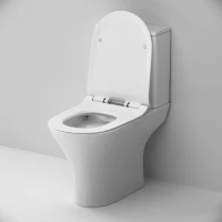 Унитаз-компакт напольный AM.PM Sense C748600SC FlashClean, безободковый, с микролифтом