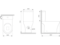 Унитаз-компакт напольный AM.PM Sense C748600SC FlashClean, безободковый, с микролифтом