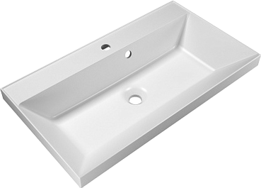 Мебель для ванной комнаты BelBagno Vittoria 80 подвесная, bianco opaco, белая глянцевая раковина