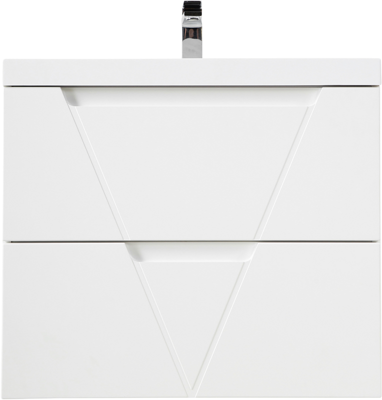 Мебель для ванной комнаты BelBagno Vittoria 80 подвесная, bianco opaco, белая глянцевая раковина