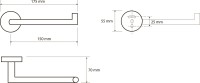 Держатель туалетной бумаги Bemeta Hematit 159212032 metalic gray polished