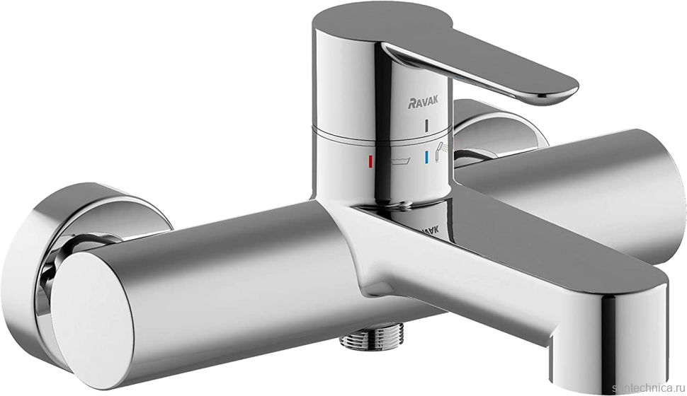 Смеситель для ванны с душем Ravak Puri X070115 нержавеющая сталь