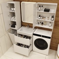 Мебель для ванной комнаты Style Line Бергамо Мини 60 Люкс Plus напольная, антискрейтч белая