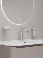 Смеситель для раковины IDDIS AIGBC00i01K с донным клапаном, хром матовый