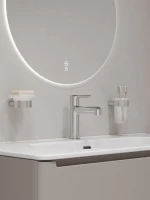 Смеситель для раковины IDDIS AIGBC00i01K с донным клапаном, хром матовый