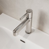 Смеситель для раковины IDDIS AIGBC00i01K с донным клапаном, хром матовый