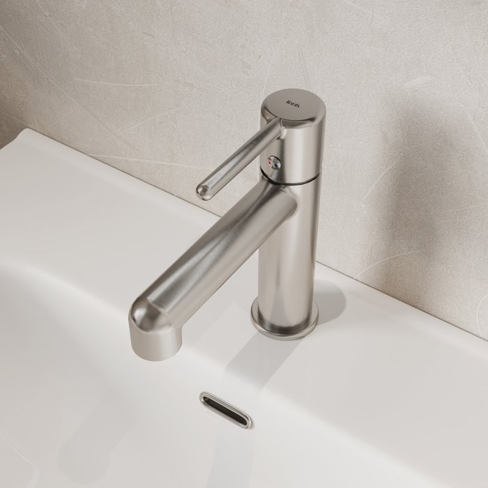 Смеситель для раковины IDDIS AIGBC00i01K с донным клапаном, хром матовый