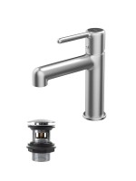 Смеситель для раковины IDDIS AIGBC00i01K с донным клапаном, хром матовый