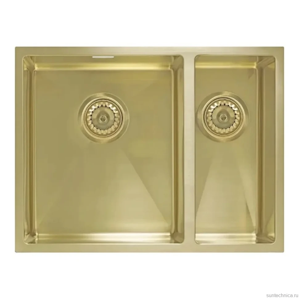 Мойка кухонная Seaman Eco Marino SME-575DR light gold