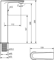 Смеситель для раковины Damixa Jupiter 770280000 сенсорный, хром