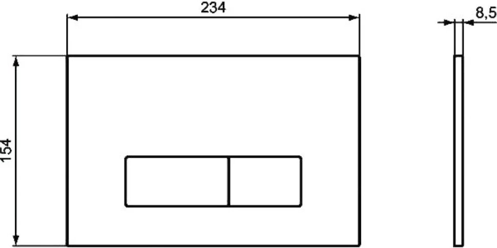 Комплект Унитаз подвесной Ideal Standard Tesi T355101 безободковый с микролифтом + Инсталляция Prosys Eco Frame M E2332AC кнопка смыва белая