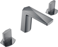 Смеситель на борт ванны Boheme Venturo 150-SGM-TOUCH shine gun metal