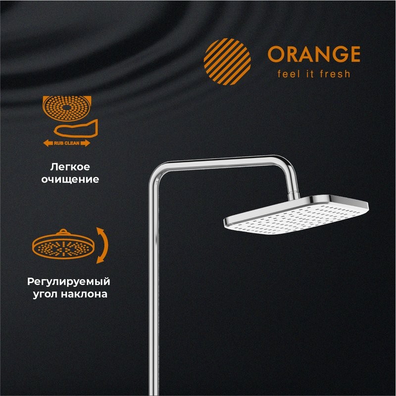 Душевая стойка Orange Thermo Thermo T02S4-912cr