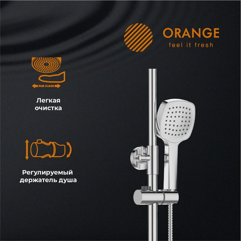 Душевая стойка Orange Thermo Thermo T02S4-912cr