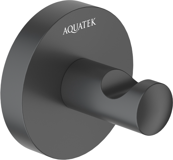 Крючок AQUATEK Оберон AQ4201MB матовый черный