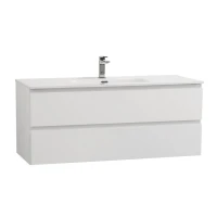 Мебель для ванной комнаты BelBagno Kraft 120 подвесная, bianco opaco, раковина bb1200etl