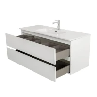 Мебель для ванной комнаты BelBagno Kraft 120 подвесная, bianco opaco, раковина bb1200etl