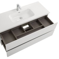 Мебель для ванной комнаты BelBagno Kraft 120 подвесная, bianco opaco, раковина bb1200etl