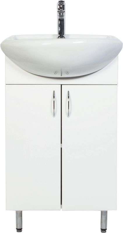 Тумба с раковиной Orange Samara 50 белый глянец