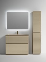 Тумба с раковиной Sancos Folk Floor 100 напольная, капучино, раковина CN7013MC