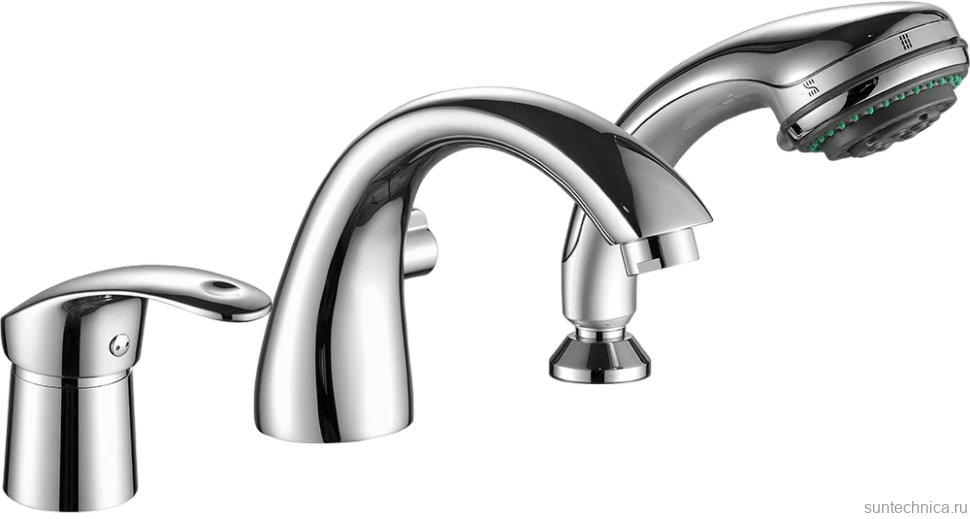 Смеситель на борт ванны Fashun A1121 хром