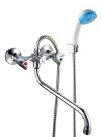 Смеситель с длинным изливом для ванны РМС SL119-143 хром