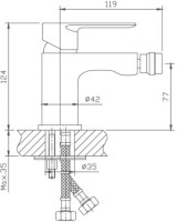 Смеситель для биде Haiba HB505 05