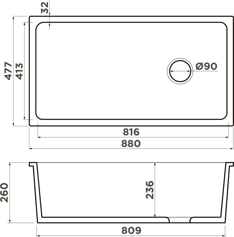 Комплект Мойка Omoikiri Tokara 88-U/I-WH Glossy белая + Измельчитель Nagare slim 900
