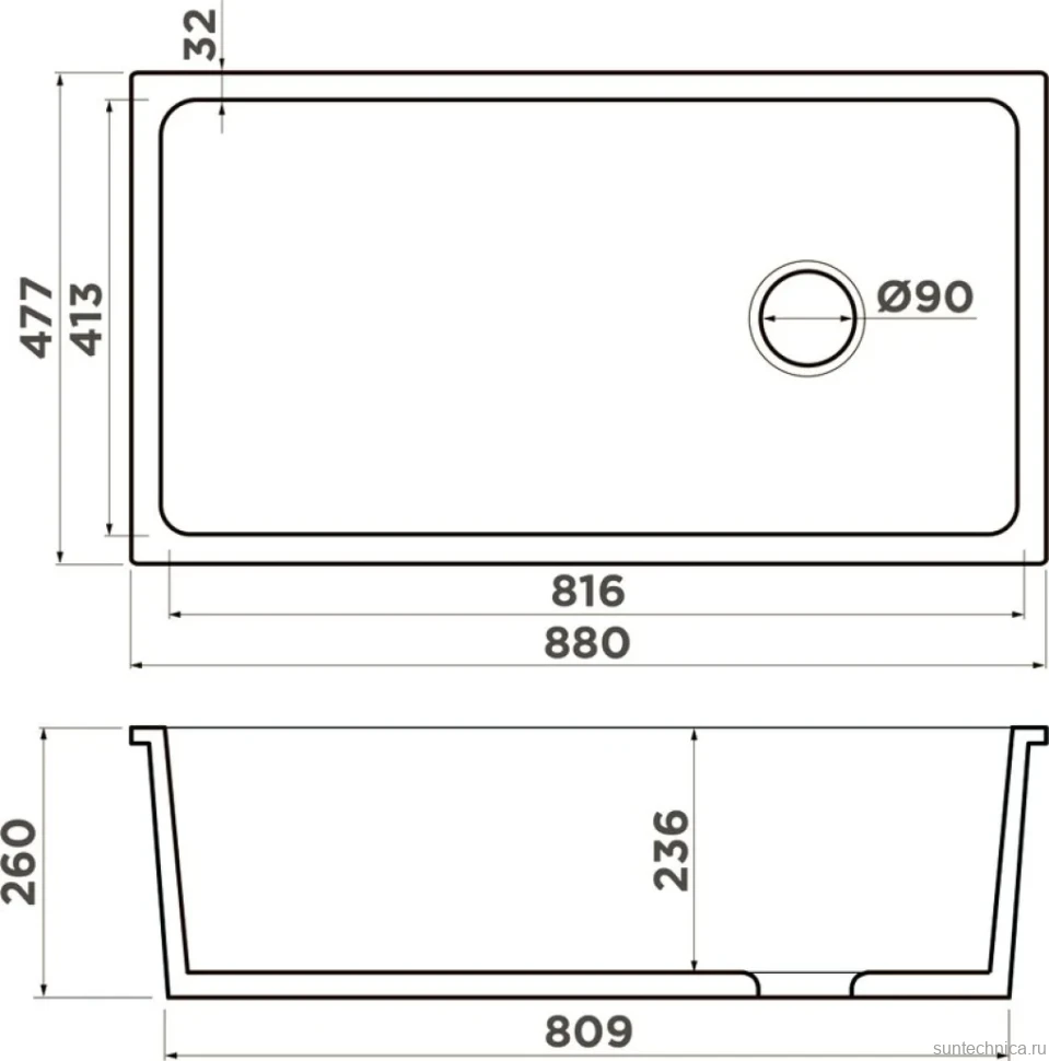 Комплект Мойка Omoikiri Tokara 88-U/I-WH Glossy белая + Измельчитель Nagare slim 900
