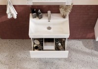 Тумба с раковиной Roca Oleta 60, белый глянец