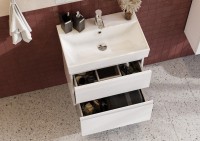 Тумба с раковиной Roca Oleta 60, белый глянец