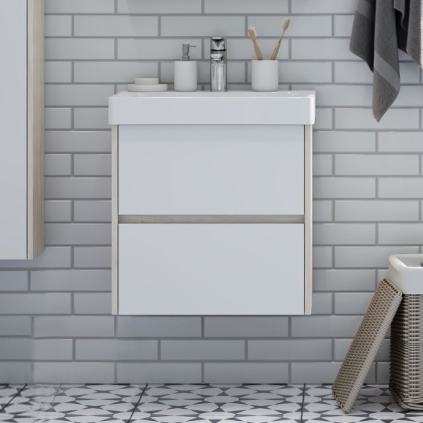 Тумба под раковину AQUATON Сканди 55 дуб верона