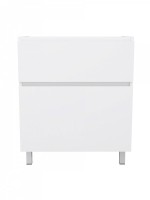 Тумба с раковиной Teymi Laina 70 напольная, матовая белая