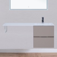 Тумба с раковиной Aquanet Алвита 48 капучино R