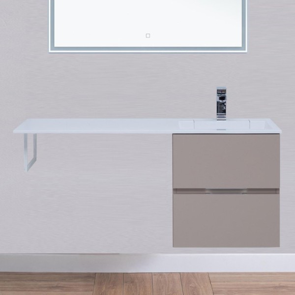 Тумба с раковиной Aquanet Алвита 48 капучино R