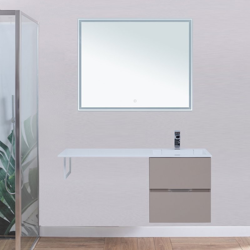 Тумба с раковиной Aquanet Алвита 48 капучино R