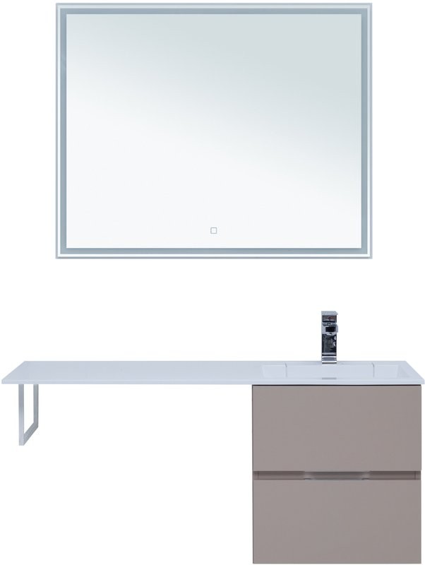 Тумба с раковиной Aquanet Алвита 48 капучино R