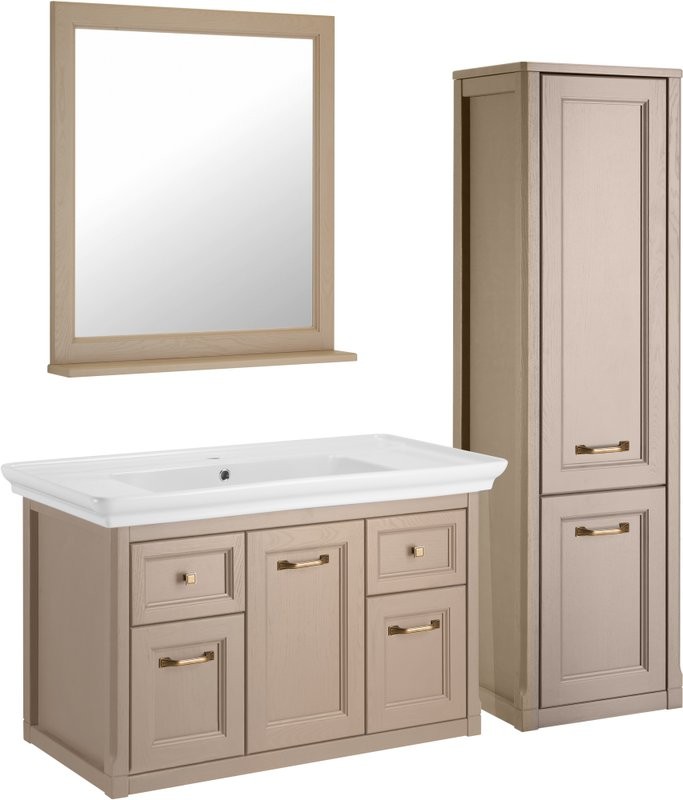 Зеркало ASB-Woodline Толедо 105 капучино