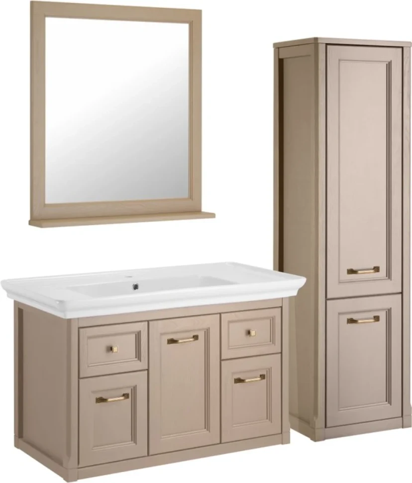 Зеркало ASB-Woodline Толедо 105 капучино