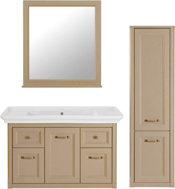 Зеркало ASB-Woodline Толедо 105 капучино