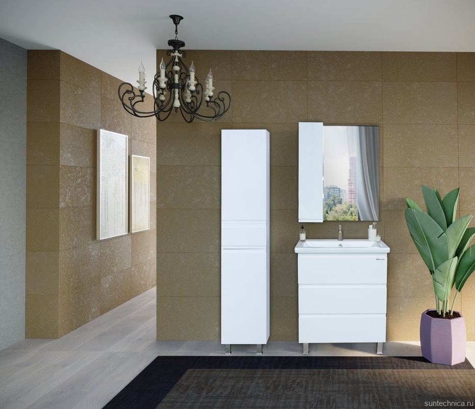 Тумба с раковиной Bellezza Асти 70 напольная