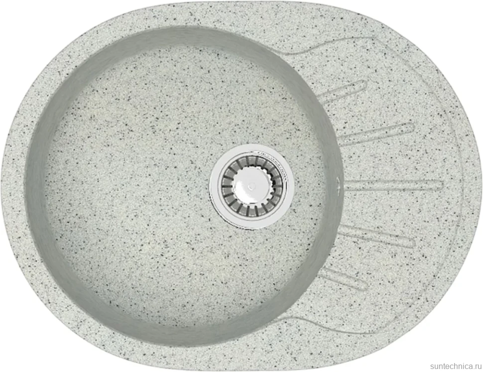 Мойка кухонная AZARIO Light 00079923 светло-серая