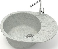 Мойка кухонная AZARIO Light 00079923 светло-серая Мойка кухонная AZARIO Light 00079923 светло-серая