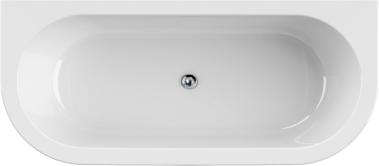 Акриловая ванна Cezares Slim SLIM WALL-180-80-60-NERO-SET 180x80